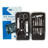 Kit Cortador De Unhas Em Aço Inox  11 Peças 
