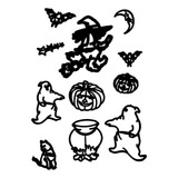 Kit Cortador Marcador Halloween Biscuit Pasta Americana