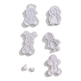 Kit Cortador Marcador Natal Natalino Biscuit Pasta Americana