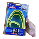 Kit Cortador Oval Ana Brownie Para Ovo De Páscoa 4 Tamanhos