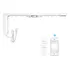 Kit Cortina Inteligente Smart Wifi Alexa Google Branca
