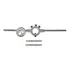 Kit Cossinete M4 X 0 7   Porta Cossinete   Macho Rocast