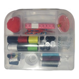 Kit Costura Com Estojo 85 Peças Para Pequenos Reparos