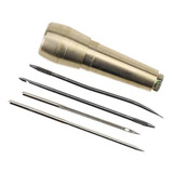 Kit Costura Couro Sovela Ferramenta Agulhas Leathercraft
