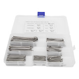 Kit Cotter Pin  150 Unidades  Sortimento De Clipes  Aço Inox