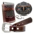 Kit Country Cinto Fivela American Longhorn Bainha Telefone