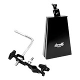 Kit Cowbell 7'' To 052 + Suporte P/pedestal Ta 430 Hast Reta