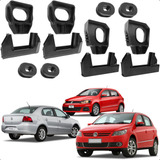 Kit Coxim Bucha Suporte Radiador Gol Saveiro G5 G6 Fox Polo