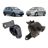 Kit Coxim Calco Motor Cambio Honda Fit 2007 2008 Automático