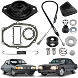 Kit Coxim Câmbio Embreagem Trambulador 5m Opala 4cc 82 92