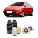 Kit Coxim Coifa Batente Dianteito Fiat Brava 99 00 01 02 03