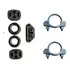Kit Coxim Escapamento Fiat Uno   Abraçadeira 1 3 4