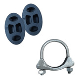 Kit Coxim Escapamento Fixação Corsa Prisma Celta Montana Gm