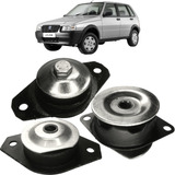 Kit Coxim Motor Câmbio Uno Mille Fire 2001 09 10 11 12 13