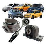 Kit Coxim Motor E Cambio Gol Voyage Saveiro G5 g6 S suporte