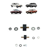 Kit Coxim Radiador Gol G1 g2 g3 g4 80 14 Todos Anti Vibração