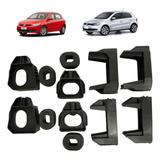 Kit Coxim Suporte Radiador Fox Polo Gol Voyage Saveiro G5 G6