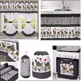 Kit Cozinha 10 Peças Galinha kit Fogão 4 Bcas Toalha Mesa