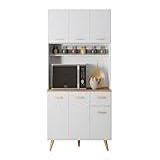 Kit Cozinha 6 Portas 1 Gaveta Livia