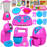 Kit Cozinha Brinquedo Infantil Comidinha C 30pcs