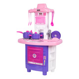 Kit Cozinha Completa Brinquedo Infantil Fogão Sai Água C Pia