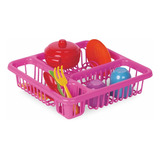 Kit Cozinha Infantil Brinquedo C Escorredor Jogo De Panela