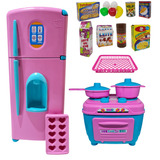 Kit Cozinha Infantil Brinquedo Completo 18pcs Comidinhas Marca Zuca Toys