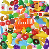 Kit Cozinha Infantil Com Frutas Comidinhas E Legumes Velkro