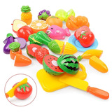 Kit Cozinha Infantil Comidinhas Brinquedo Frutinhas 12 Pçs Cor Colorida