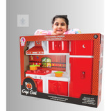 Kit Cozinha Infantil Completa Geladeira Fogao 82cm Gigi