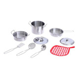 Kit Cozinha Infantil De Inox Panela