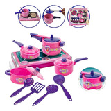 Kit Cozinha Infantil Jogo Panela E Cia Minha Panelinha Fogão