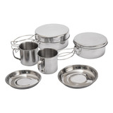 Kit Cozinha Panelas Camping Completo Compacto Portátil Pesca