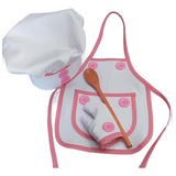 Kit Cozinheiro Infantil Fantasia Mestre Cuca Master Cheff