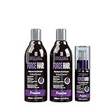 KIT CRESCIMENTO CAPILAR FORCE HAIR PROHALL 3 PRODUTOS TB PROHALL