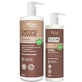Kit Crespo Power Shampoo 1L E Gelatina 500ml Apse Cosmétics Cachos Limpos Nutridos E Definidos