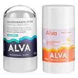 Kit Cristal Alva 60g + Desodorante Infantil Camomila Vegano 33g Alva Personal Care