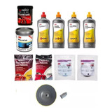 Kit Cristalização Polimento Completo Suportes Boinas 3m