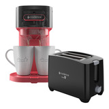 Kit Croc Cadence   Cafeteira Single Up E Torradeira Croc