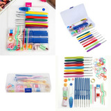 Kit Crochê 16 Agulhas Com Acessórios E Case Super Promoção