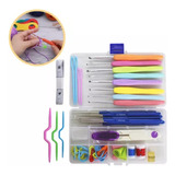 Kit Crochê Completo Para Fazer Amigurumi Agulhas Acessórios