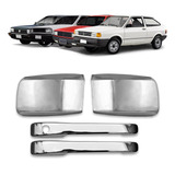 Kit Cromado Retrovisor Maçaneta Gol Saveiro Voyage 87 94