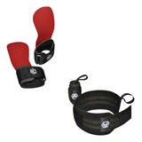 Kit Crossfit Grip Luva Red Nc Extreme Luva Munhequeira Cor Vermelho Tamanho Gg
