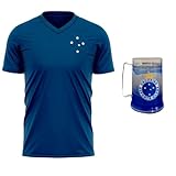 Kit Cruzeiro Oficial Camisa Futurity Caneca Masculino Tamanho GG Cor Azul