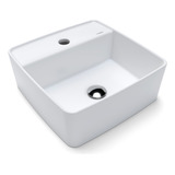 Kit Cuba Louça 35x35 D Apoio Quadrada C mesa Válvula Click