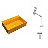 Kit Cuba RT55 C Torneira Pratika 1060 Metal Válvula 1 2 6cm Amarelo