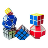 Kit Cubo Mágico 06 Pçs Modelos Diferentes Series Cube Match 