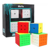 Kit Cubo Mágico 2x2x2 3x3x3 4x4x4