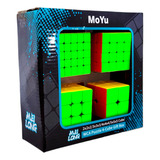 Kit Cubo Mágico 2x2x2 3x3x3 4x4x4 5x5x5 Profissional