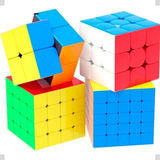 Kit Cubo Mágico De Rubik Moyu 2x2   3x3   4x4   5x5 Completo